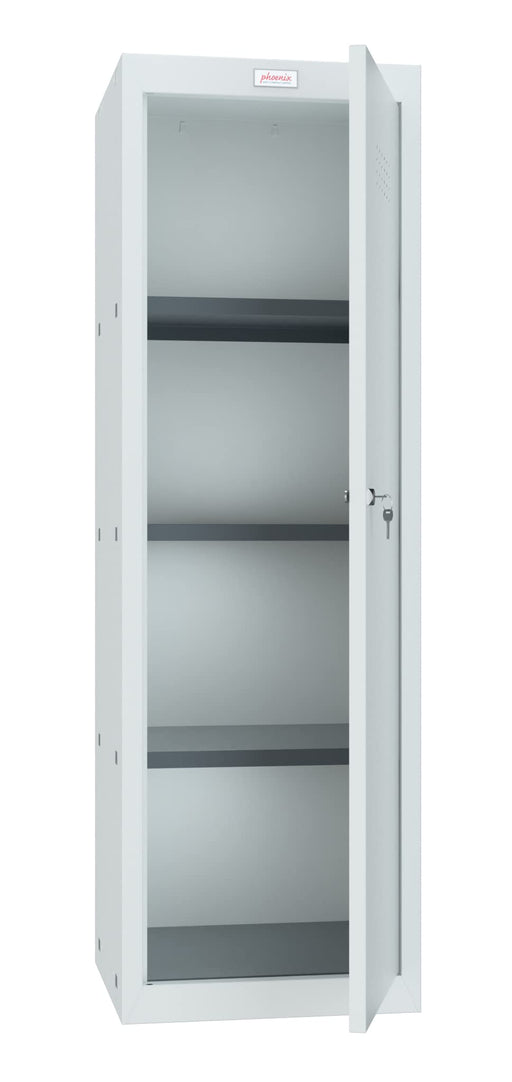 Phoenix CL Series Size 4 Cube Locker in Light Grey with Key Lock CL1244GGK