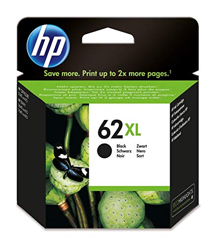 HP 62XL - 12 ml - High Yield - black - original - ink cartridge - for Envy 55XX, 56XX, 76XX, Officejet 200, 250, 252, 57XX, 8040