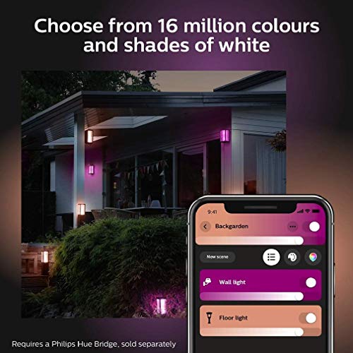 Philips Hue Impress - Pedestal light - LED light bulb - 8 W - class A - 16 million colours - black