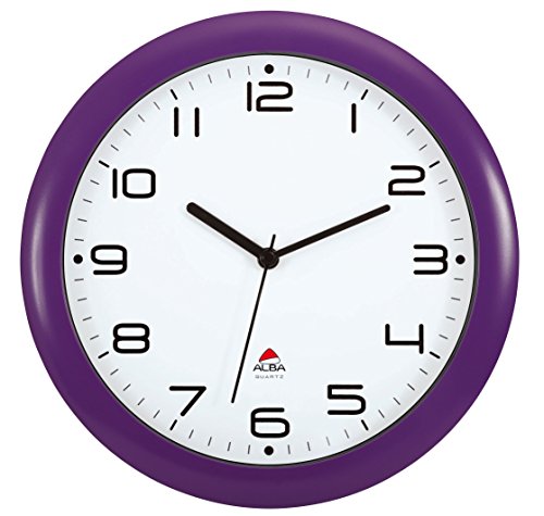 Best Value Alba HORNEW Silent Quartz Clock plum