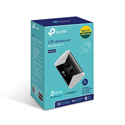 TP-Link M7450 - Mobile hotspot - 4G LTE Advanced - 300 Mbps - 802.11ac