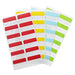 Best Value 3L 10520 Index Tabs Repositionable Write-on Type-on 25mm Assorted Ref 10520 [Pack of 72]