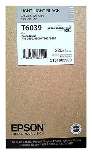 Epson T6039 - Print cartridge - 1 x light light black