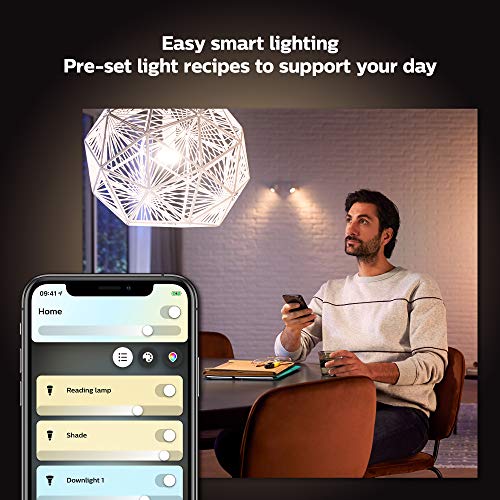 Philips Hue White ambiance - LED light bulb - shape: A60 - E27 - 8 W (equivalent 75 W) - class F - warm to cool white light - 2200-6500 K