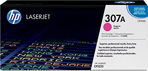 HP 307A - CE743A - 1 x Magenta - Toner cartridge - For Color LaserJet Professional CP5225, CP5225dn, CP5225n