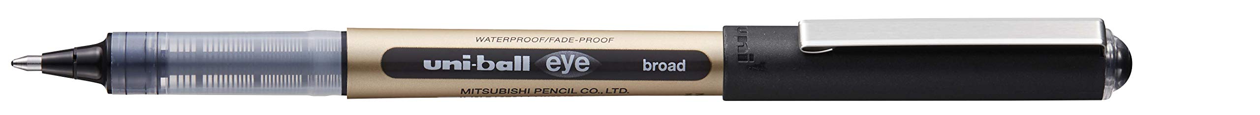 Best Value uni-ball Eye Broad UB-150-10 Rollerball pen, 1mm nib, Black ink, box of 12