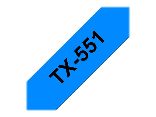 Brother 24Mm Black/Blue Tape Tx551