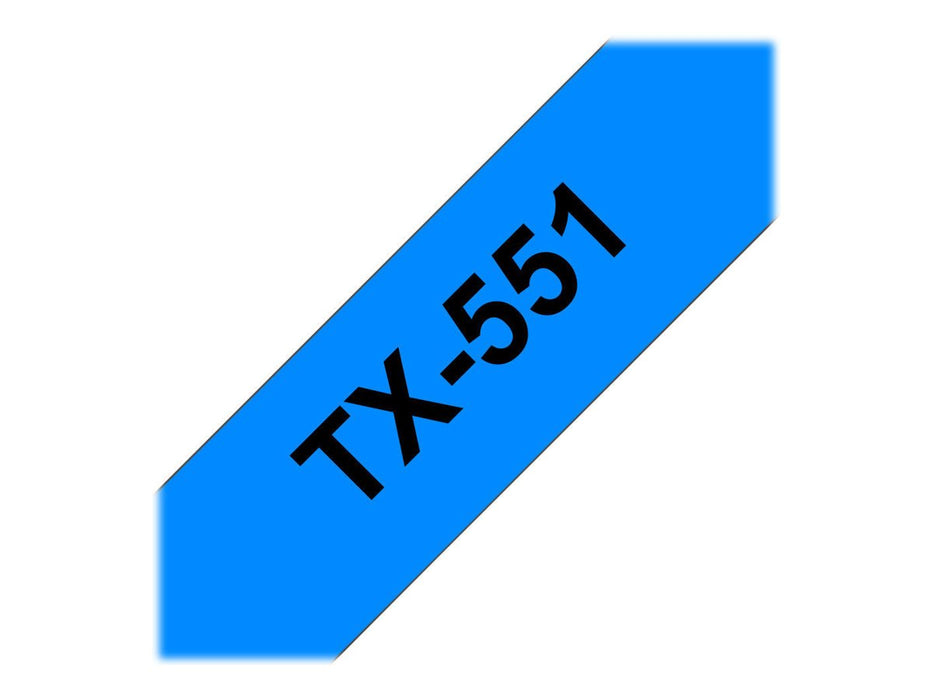 Brother 24Mm Black/Blue Tape Tx551