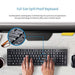 Kensington Pro Fit Low-Profile Desktop Set - Keyboard and mouse set - wireless - 2.4 GHz - UK