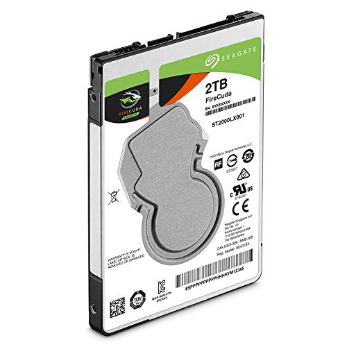 Seagate FireCuda 520 ZP2000GM3A002 - Solid state drive - encrypted - 2 TB - internal - M.2 2280 - PCI Express 4.0 x4 (NVMe) - TCG Pyrite Encryption