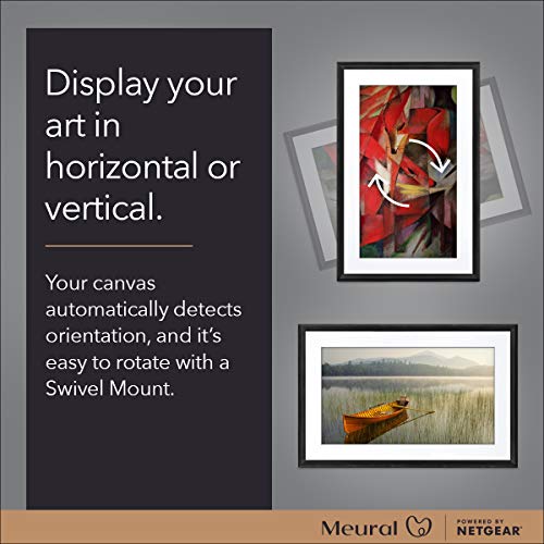 Meural Canvas II MC327 - Digital photo frame - RAM 2 GB - flash 8 GB - 27" - 1920 x 1080 - white