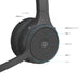 Cisco Headset 722 - Headset - on-ear - Bluetooth - wireless - carbon black - Cisco Webex Certified