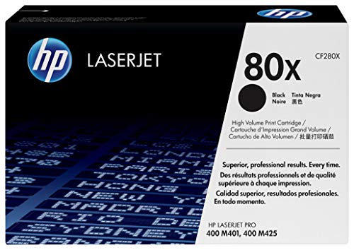 Best Value HP 80X CF280X High Yield Original LaserJet Toner Cartridge - Black
