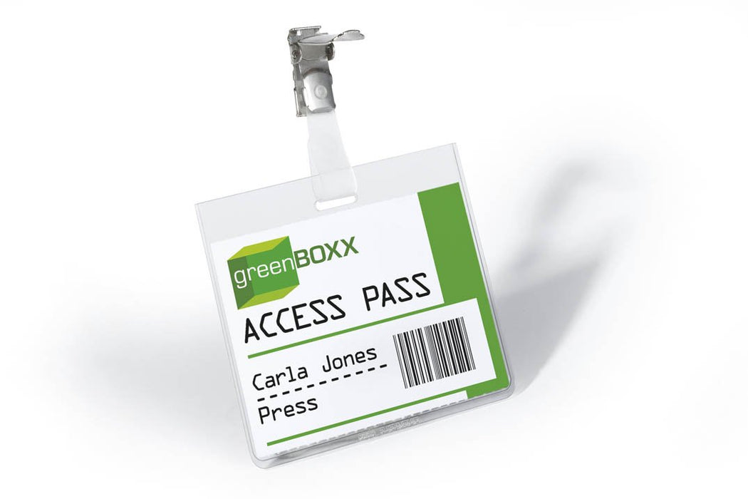 Best Value Durable Security Badge 60 x 90 mm (Pack of 25)