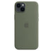 Apple - Back cover for mobile phone - MagSafe compatibility - silicone - olive - for iPhone 14 Plus