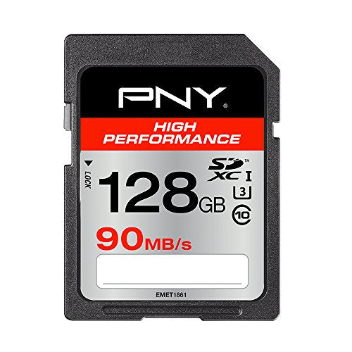 PNY High Performance - Flash memory card - 128 GB - UHS Class 3 / Class10 - SDXC UHS-I