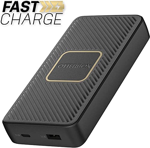 OtterBox - Wireless power bank - 15000 mAh - 18 Watt - 3 A - Apple Fast Charge, Huawei Fast Charge, PE 2.0+, PD 2.0, PD 3.0, AFC, SFCP, PE 1.1+ - 2 output connectors