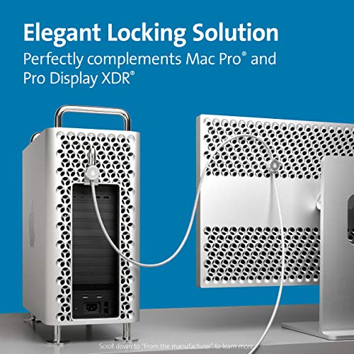 Kensington Locking Kit - Security cable lock - silver - 2.44 m - for Apple Pro Display XDR