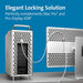 Kensington Locking Kit - Security cable lock - silver - 2.44 m - for Apple Pro Display XDR