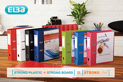 Elba Vision Lever Arch File A4 70 Mm Spine White