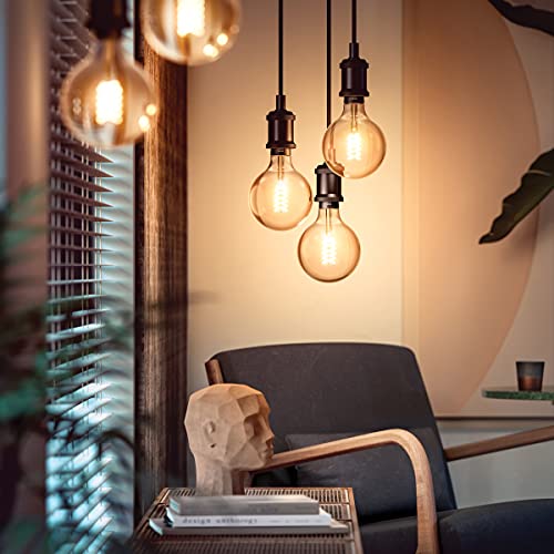 Philips Hue White - LED filament light bulb - shape: G93 - E27 - 7 W (equivalent 40 W) - class A+ - soft white light - 2100 K