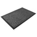 Doortex Ultimat Dirt Trapping Mat for Indoor Use 70% Micro 30% Polypropylene Fibres Rubber Vinyl Backing 120 x 180cm Grey FC4120180ULTGR