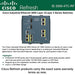 Cisco - DIN rail clip (pack of 4) - for Industrial Ethernet 3000 Series