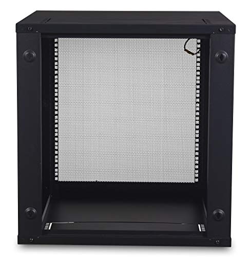 APC NetShelter WX AR112 - Cabinet - wall mountable - black - 12U - 19"
