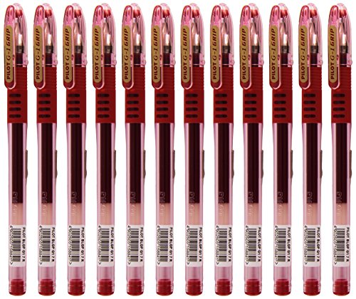Best Value G107 Grip Gel Rollerball 0.7 mm (Pack of 12) - Red
