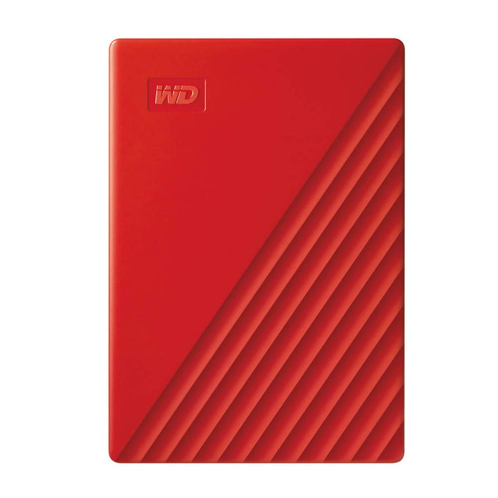 Best Value WD 4TB My Passport Portable Hard Drive with Password Protection and Auto Backup Software - Red