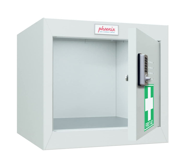 Phoenix MC Series Size 1 Cube Locker in Light Grey with Electronic Lock MC0344GGE