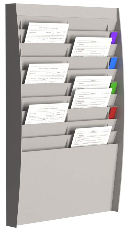 Best Value Fast Paper - A4 Document Control Panel 20 Compartments Grey