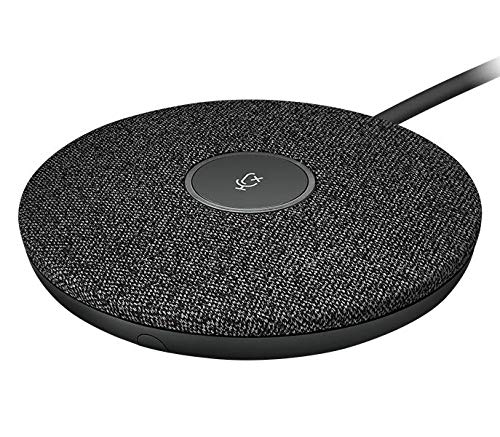 Logitech Rally Mic Pod - Microphone - white - Skype Certified, Zoom Certified, Cisco Webex Certified