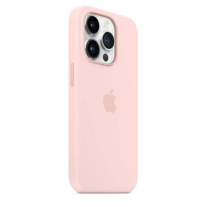 Apple - Back cover for mobile phone - with MagSafe - silicone - chalk pink - for iPhone 14 Pro