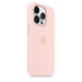 Apple - Back cover for mobile phone - with MagSafe - silicone - chalk pink - for iPhone 14 Pro