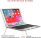 Brydge 10.5 Inches QWERTY Italian Bluetooth Wireless Keyboard for Apple iPad Air 3rd Gen iPad Pro Lightweight Aluminum Body Backlit Keys Silver