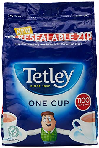 Best Value Tetley One Cup Tea Bags Catering Pack (Pack of 1100)