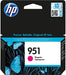 HP 951 - CN051AE - 1 x Magenta - Ink cartridge - For Officejet Pro 251dw, 276dw, 8100, 8600, 8600 N911a, 8610, 8620, 8625, 8630
