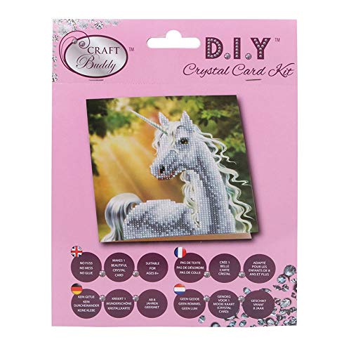 Crystal Art Sunshine Unicorn 18 x 18cm Card CCK-A2