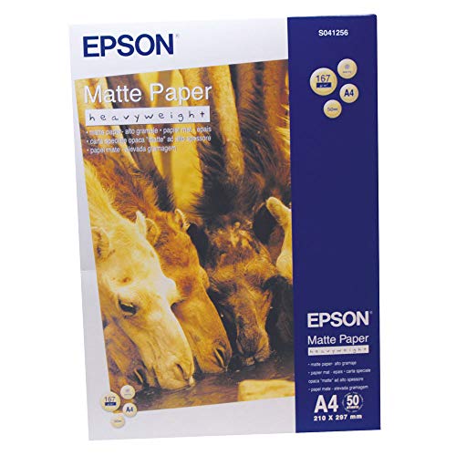 Best Value Epson A4 Matte Heavyweight Inkjet Paper (50 Sheets)
