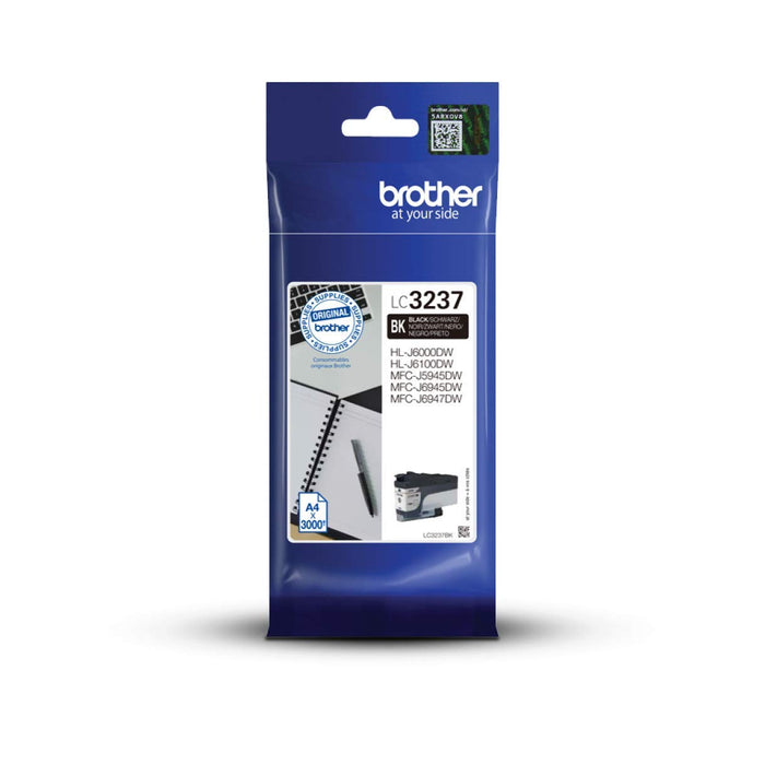Best Value Brother LC-3237BK Inkjet Cartridge, Standard Yield, Black, Brother Genuine Supplies