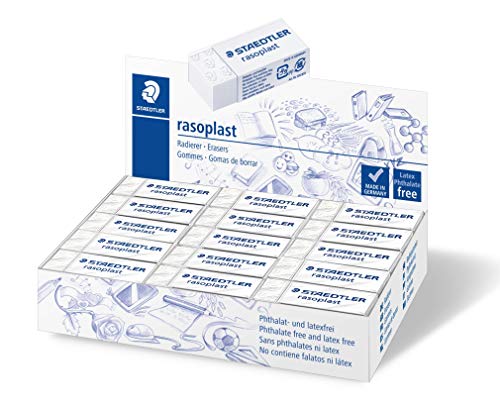 Best Value Staedtler 526B30 Rasoplast Eraser, 43 x 19 x 13 mm - Pack of 30 - White