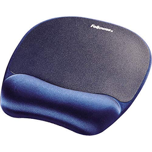 Best Value Fellowes Memory Foam Mouse Pad With Wrist Rest - Sapphire