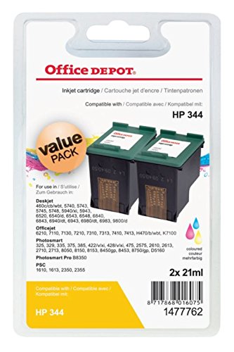 Best Value Compatible HP C9363E Twin Pack Colour No 344 Ink Cartridge
