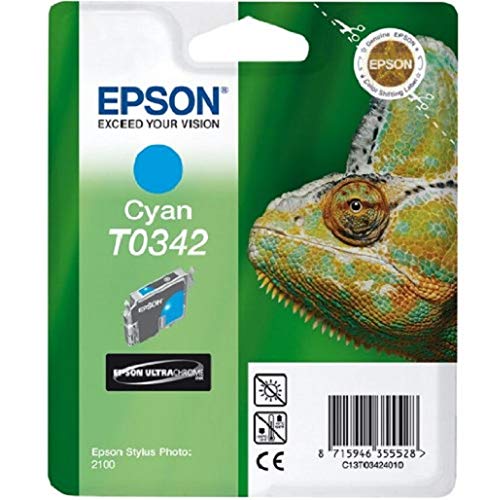Epson T0342 - Print cartridge - 1 x pigmented cyan - 440 pages