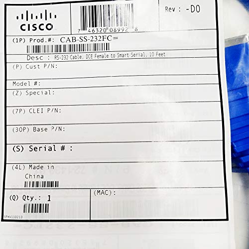 Cable M DB60 to Smart Serial 3m RS232