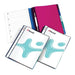 Best Value Rexel A4 Five Part File with Colour Coded Tabs, 100 Sheet Capacity - Clear