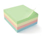 Best Value 5 Star Re-Move Notes Cube Pad of 400 Sheets 76x76mm Pastel Rainbow