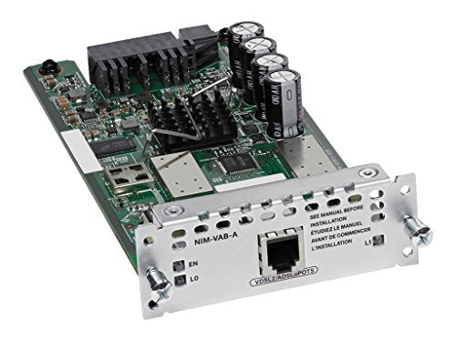 Cisco 1-port VDSL2/ADSL2+ over POTS with Annex A - DSL modem - Network Interface Module (NIM) - for Cisco 4451-X, Integrated Services Router 4321, 4331, 4351, 4431
