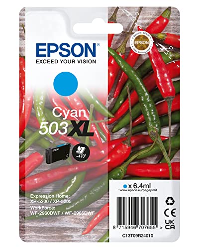 Epson C13T09R24010 503XL Cyan Ink Cart